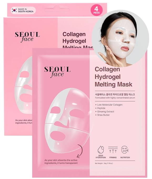 DERMAL SEOULFACE – Masque Hydrogel Fondant au Collagène 34 g