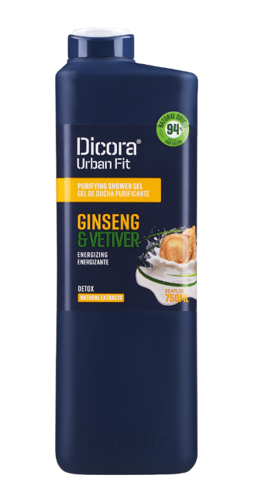 Dicora Gel de bain à la vitamine C au vétiver et au ginseng 400ml