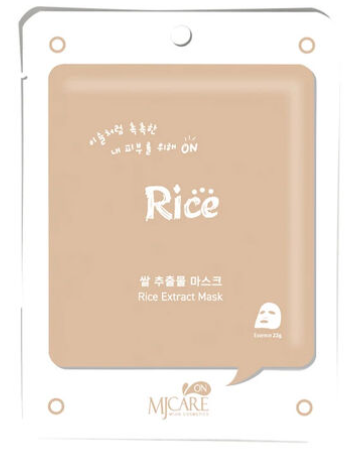 Masque d'extrait de riz MjCare ON - Masque facial d'extrait de riz 5 x 22 gr