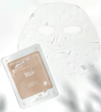 Masque d'extrait de riz MjCare ON - Masque facial d'extrait de riz 5 x 22 gr
