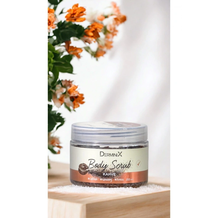 Derminix, Gommage corporel exfoliant pour le corps du café Derminix, purifiant et hydratant